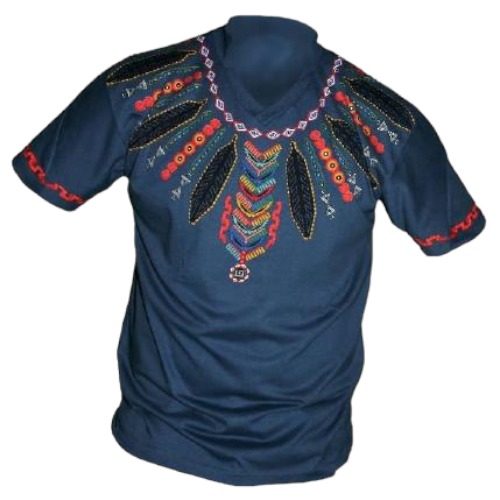 130Ca Collar Plumario Dark Denim